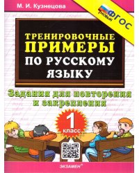 5000. ТРЕНИРОВОЧНЫЕ ПРИМЕРЫ ПО РУССКОМУ ЯЗЫКУ. ПОВТОРЕНИЕ И ЗАКРЕПЛЕНИЕ. 1 КЛАСС. ФГОС НОВЫЙ