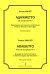 Адажиетто из Симфонии 5. Перелож. для кларнета и фп. Клавир и партия печать на заказ, для заказа, пожалуйста, напишите нам: marketcompozitor.spb.ru