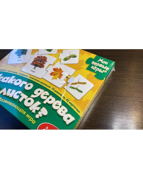 Развивающая игра "С какого дерева листок" (2896) 