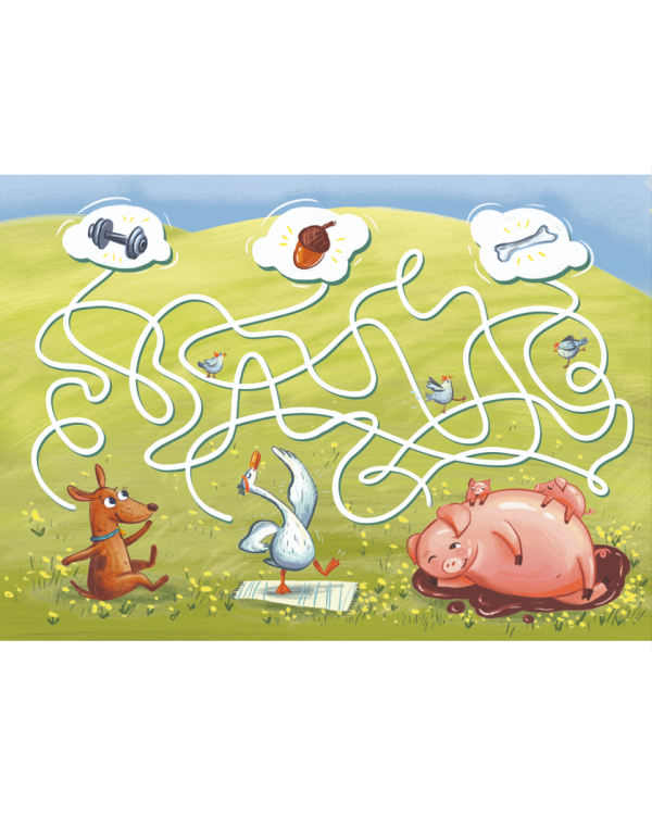 Коза Агата и яблоневый сад