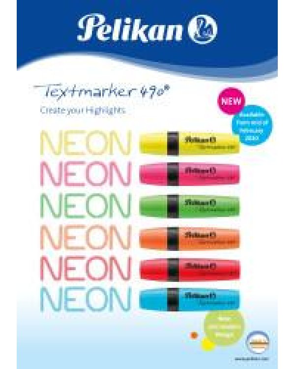 Текстовый маркер Pelikan 490 - оранжевый