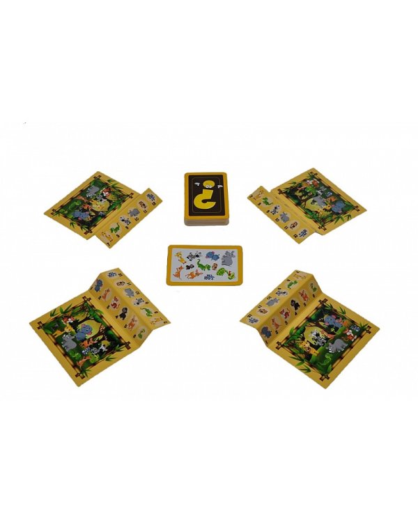 Kāršu spēle -  Nav kārtības! Kurš aizbēga no zooparka?