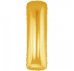 Шарик воздушный буква l цвет золото