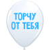 ШУТОЧНЫЕ ШАРИК "ТОРЧУ ОТ ТЕБЯ" (30 CM)