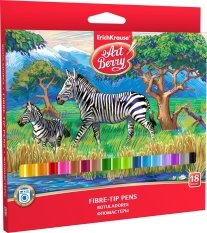 Фломастеры "ArtBerry. Easy Washable", 18 цветов