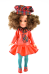 Кукла "Мари" кудрявая брюнетка, в красном платье (в подарочной коробке), 41 см