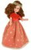 Кукла "Найя" кудрявая рыжеволосая, в длинном красном платье, 41 см