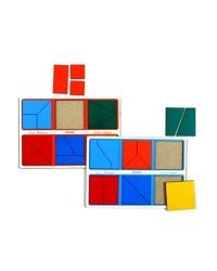 Детская развивающая игра "Собери квадрат", 1 уровень