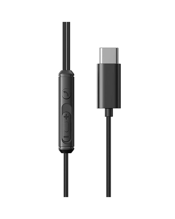 Wired Earphones JR-EC07, Type-C (Black)
