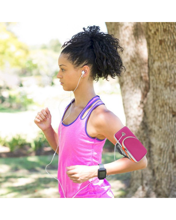 Running armband sports phone band case orange