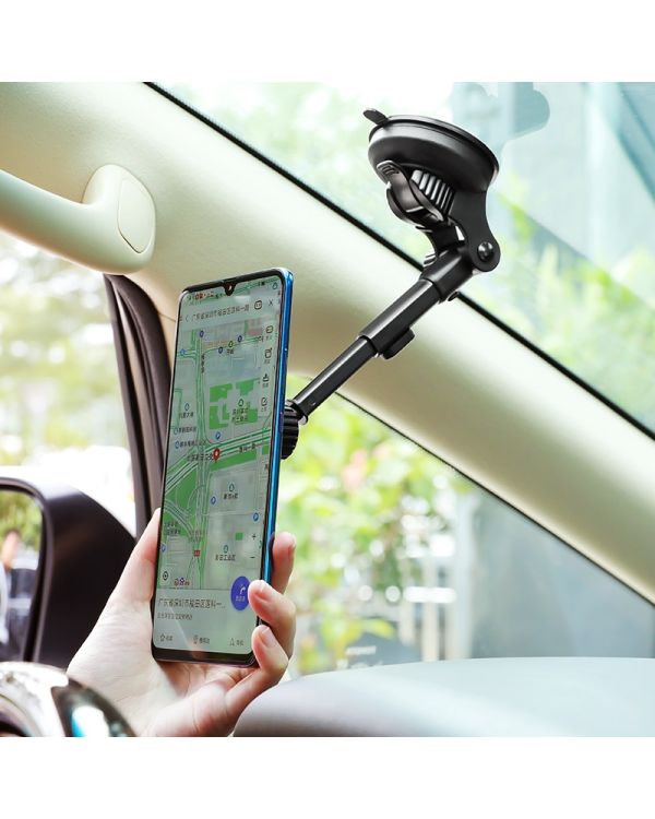 Borofone BH21 универсальный автомобильный держатель для панели или лобового стекла черный