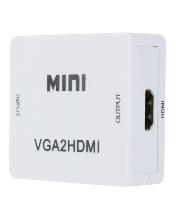 Fusion конвертер видеосигнала VGA в HDMI (+ Audio) Белый