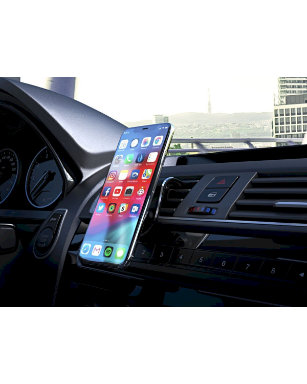 Wozinsky Universal Magnetic Car Bracket Mount Phone Holder 360 for Air Outlet black (WMH-03)