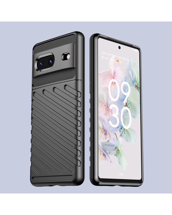 Thunder Case flexible armored cover for Google Pixel 7 black