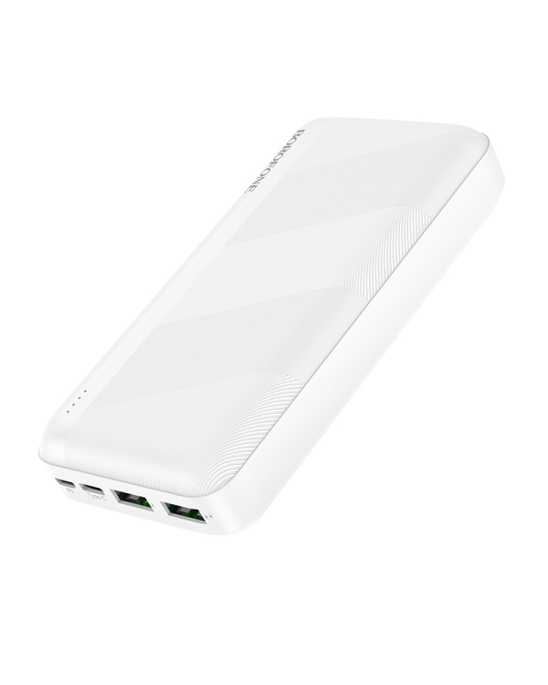 Borofone Power Bank 20000mAh BJ27A Pindar - 2xUSB - белый