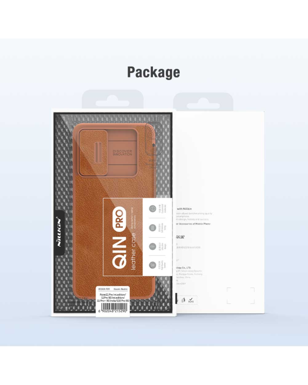 Nillkin Qin Book PRO Case for Xiaomi Redmi Note 11 Pro|11 Pro 5G Black