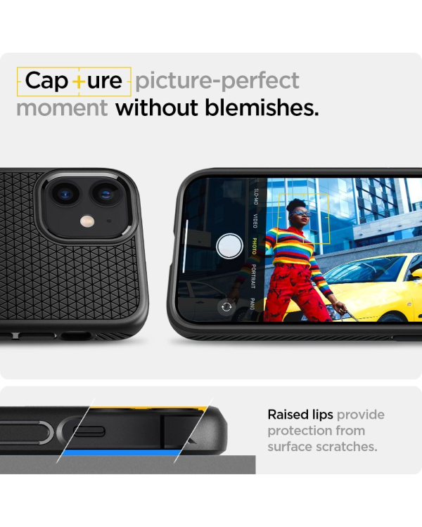 Spigen LIQUID AIR IPHONE 12 MINI MATTE ЧЕРНЫЙ