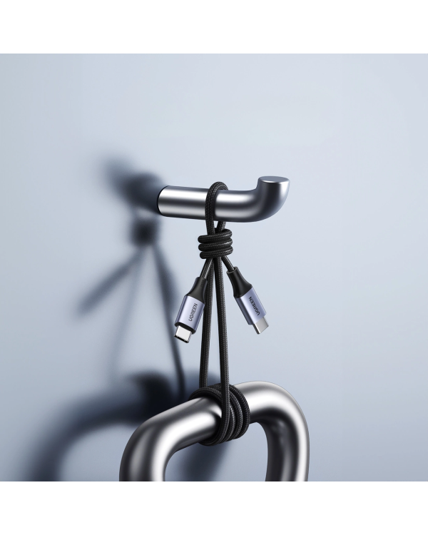 Ugreen US535 USB-C | USB-C PD кабель 240W 5A 1м - серый