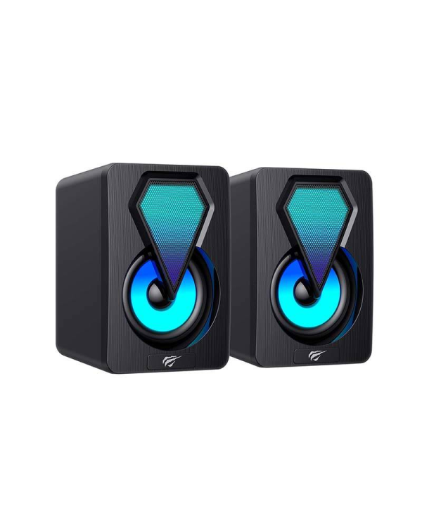 Компьютерные колонки Havit SK210mini PRO 2.0 RGB (черный)