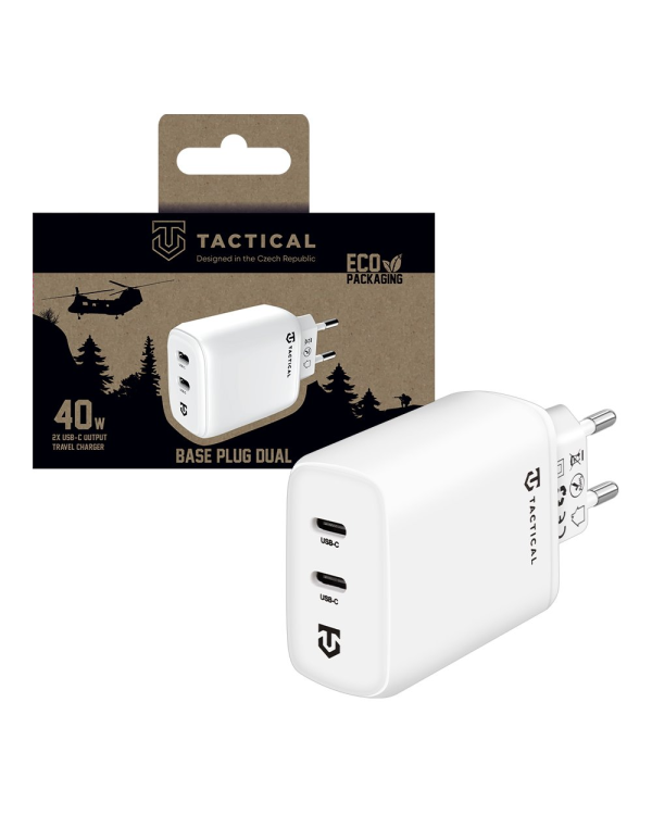 Tactical Base Plug Dual | адаптер| 40W белый