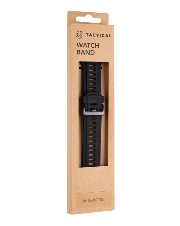 Tactical 606 Silicone Band for Amazfit T-Rex/T-Rex Pro Black