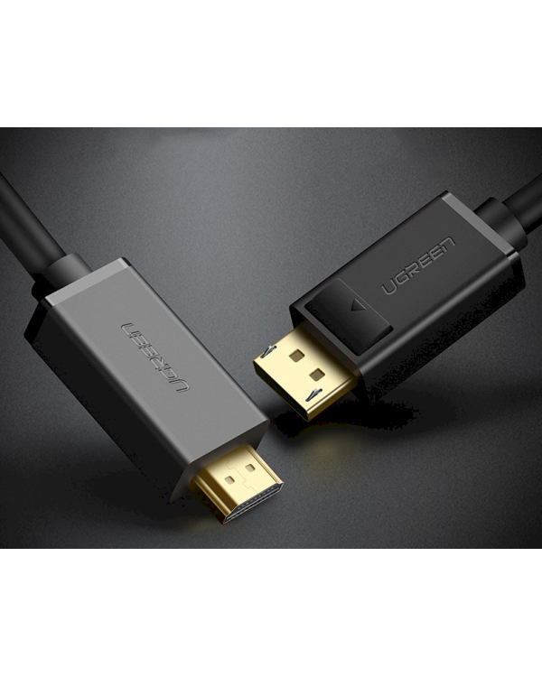 Ugreen Uni-directional DisplayPort to HDMI cable 4K 30 Hz 32 AWG 1,5 m (DP101 10239)