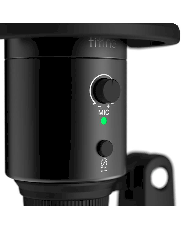 Fifine K683B микрофон для игр / трансляций / подкастов черный + держатель