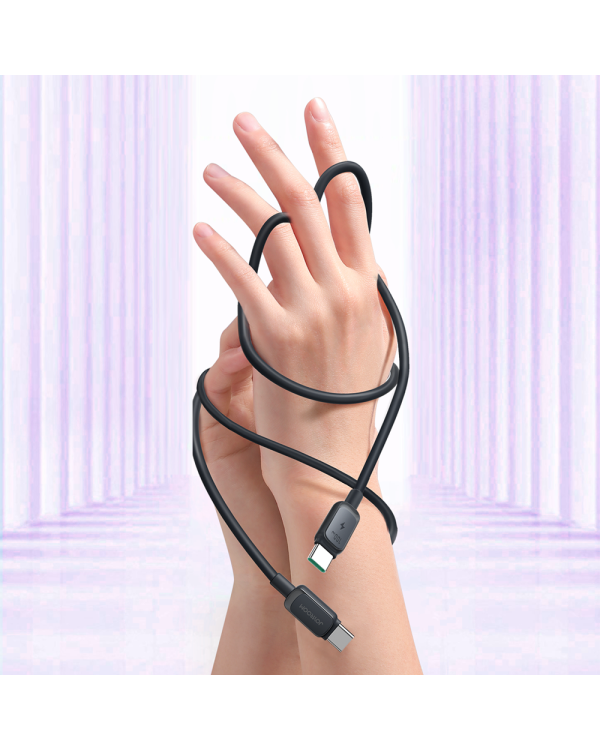 USB C - Кабель USB C 100 Вт 1,2 м Joyroom S-CC100A14 - Черный