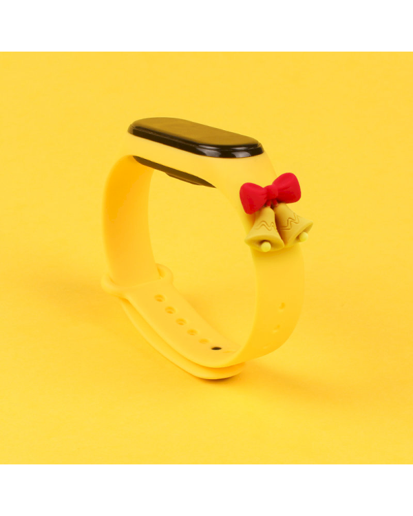 Fusion Xmas Bells ремешок для часов Xiaomi Mi Band 3 / 4 желтый