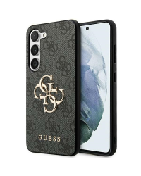 Guess GUHCS24S4GMGGR S24 S921 czarny|black hardcase 4G Big Metal Logo