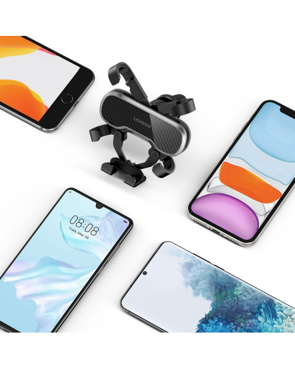 Ugreen Gravity Drive Air Vent Car Mount Phone Holder black (80871)