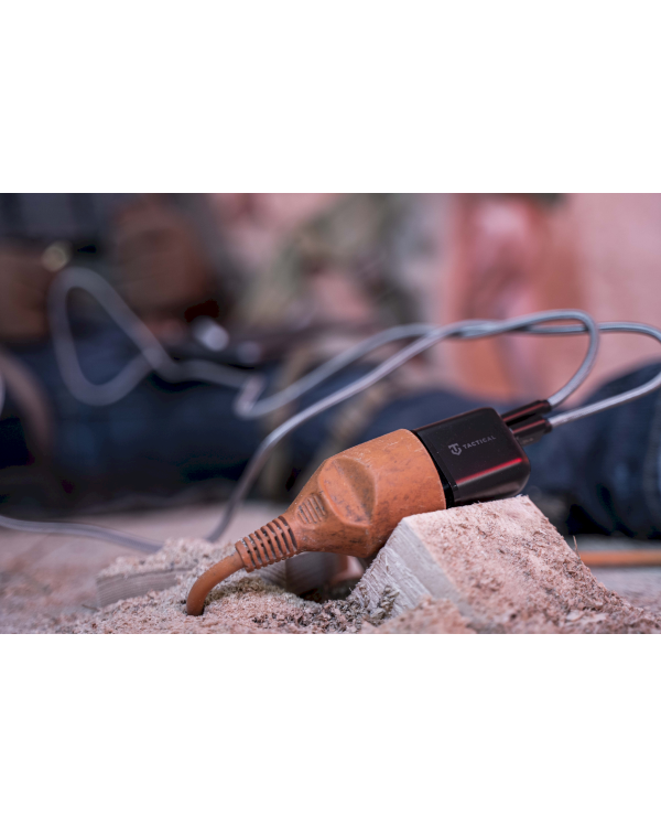 Tactical Base Plug Dual | адаптер| 20 Вт черный