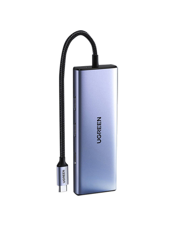 UGREEN 9-in-1 CM490 Hub USB-C, 2x USB-A 3.0, USB-A 2.0, 2x HDMI 4K|60Hz, SD|TF, RJ45 Adapter