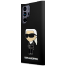 Karl Lagerfeld KLHCS23LSNIKBCK S23 Ultra S918 hardcase czarny|black Silicone Ikonik
