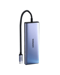 UGREEN 9-in-1 CM490 Hub USB-C, 2x USB-A 3.0, USB-A 2.0, 2x HDMI 4K|60Hz, SD|TF, RJ45 Adapter