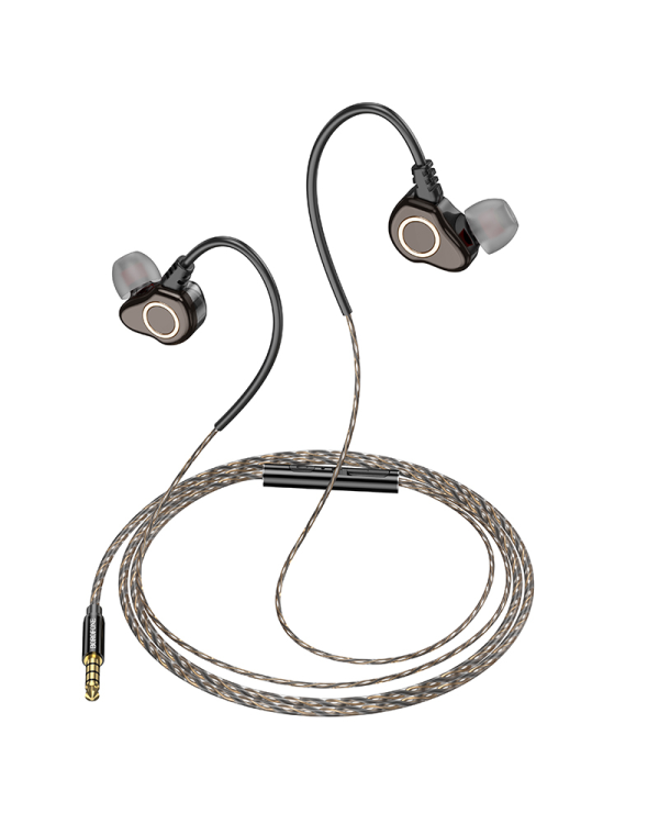 Borofone Earphones BM88 Sea with microphone black