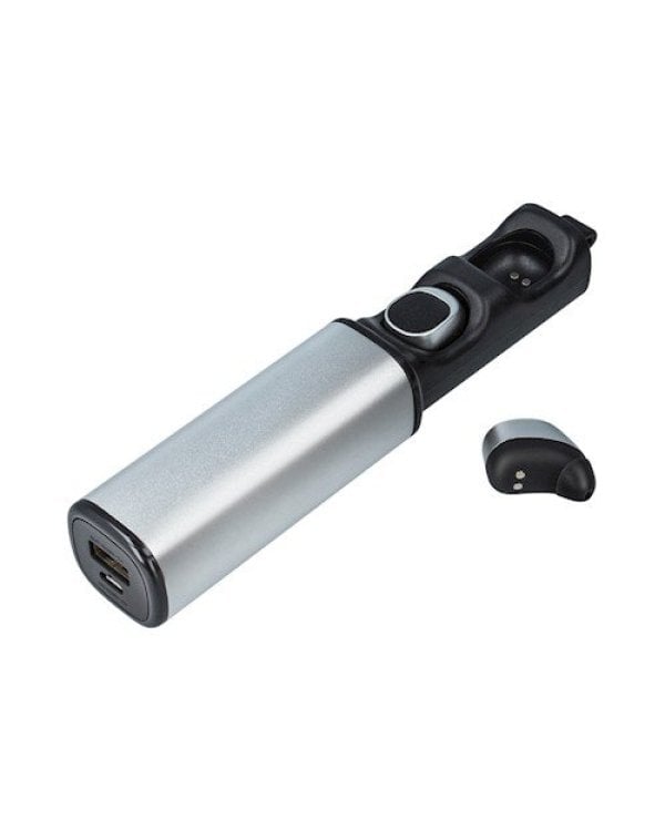 Forever TWE-200 Премиум Bluetooth 4.1 Airbuds Беспроводные Наушники C с зарядным устройствоm Серебряный