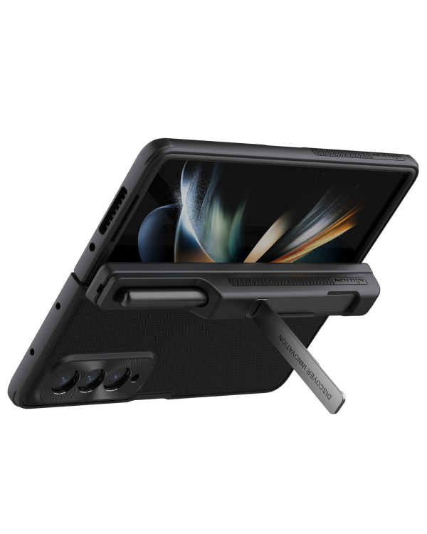 Nillkin Super Frosted FOLD Slot+Stand Back Cover for Samsung Galaxy Z Fold 4 Black