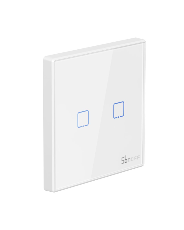 Sonoff беспроводной 433MHz умный настенный выключатель T2EU2C-RF (2-канальный)