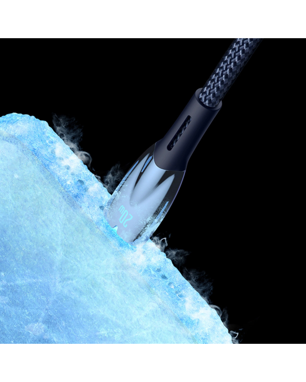 Baseus Glimmer Series Fast Charging Cable USB-A - USB-C 100W 480Mbps 2m black