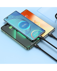 Baseus Flash Series II USB Type C | USB Type A cable - USB Type C | Lightning | micro USB 100 W 1.5 m black (CASS030201)