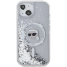 Karl Lagerfeld Liquid Glitter Karl Head MagSafe case for iPhone 15 | 14 | 13 - transparent