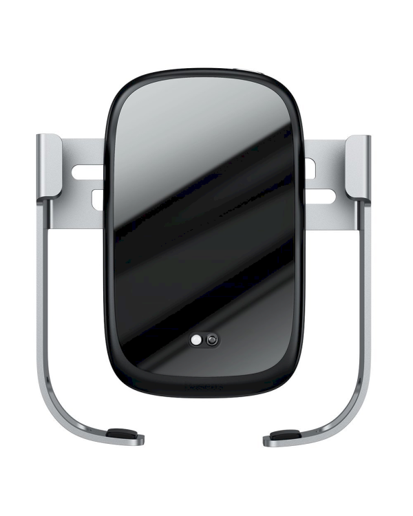 Baseus inAuto WXHW01-B01 Держатель для устройств 10W / QI / 2A /  Sensor Серебряный