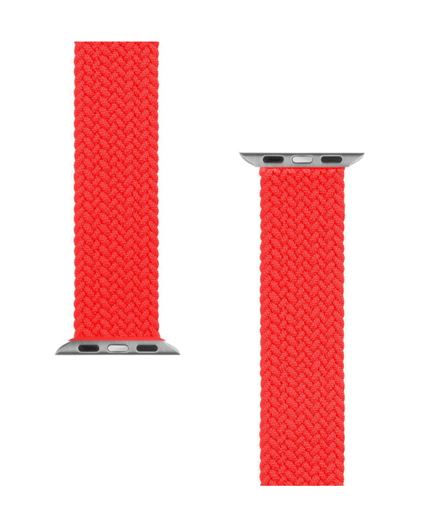 Tactical 758s Braided String Band for Watch 1/2/3/4/5/6/7/SE 38/40/41mm size M Red