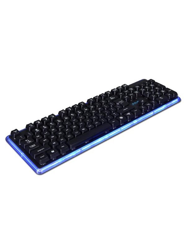 Игровая клавиатура E-Blue K734 USB / 3 цвета LED / черная (ENG)