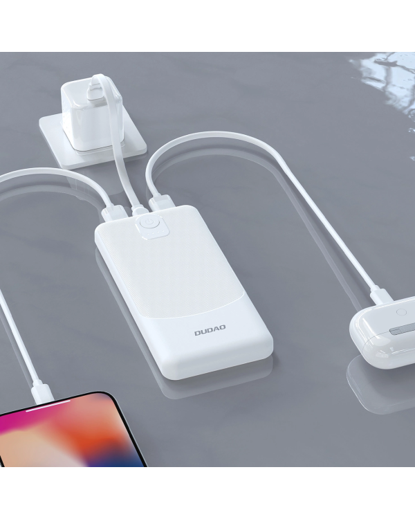 Powerbank Dudao K10 10000mAh 2.4A 2 x USB-A - черный