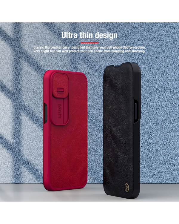 Nillkin Qin Book PRO Case for iPhone 13 Pro Max Black