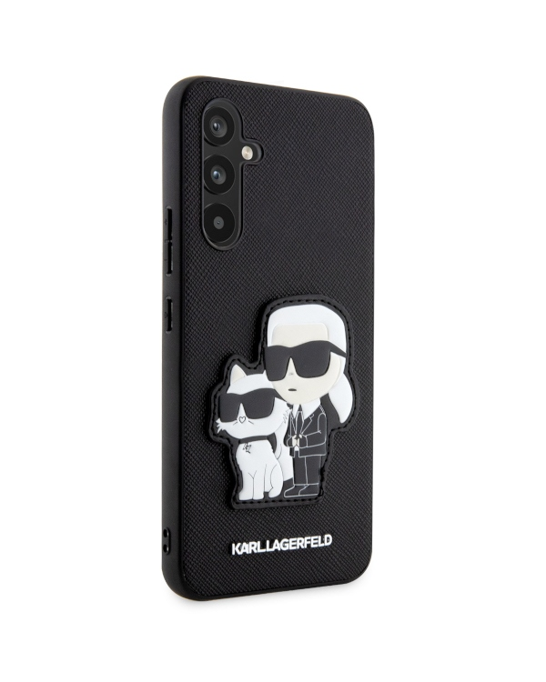 Karl Lagerfeld KLHCA34SANKCPK A34 5G A346 hardcase czarny|black Saffiano Karl & Choupette