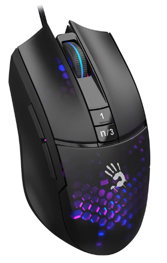 Проводная игровая мышь A4TECH Bloody L65 Max | Honeycomb RGB| black