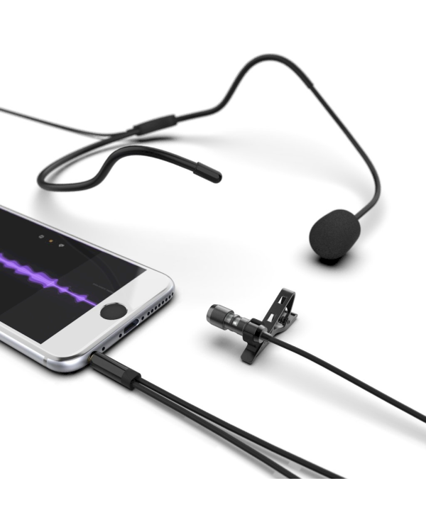 Петличный микрофон Fifine C1 для блогов / подкастов / стримов / телефонов / ПК черный